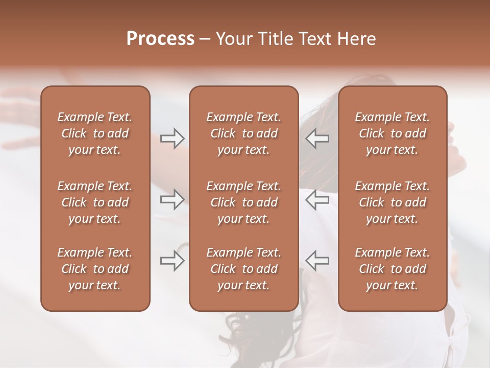 Nature Woman Beach PowerPoint Template