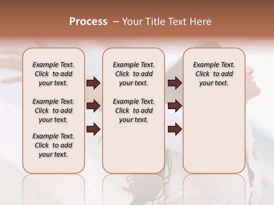 Nature Woman Beach PowerPoint Template