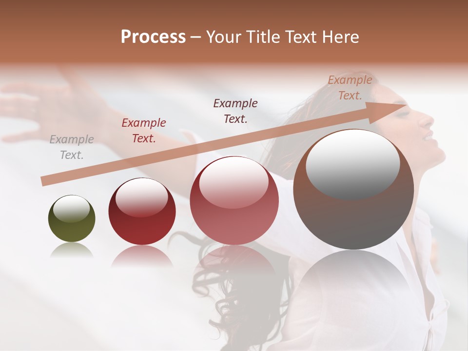 Nature Woman Beach PowerPoint Template