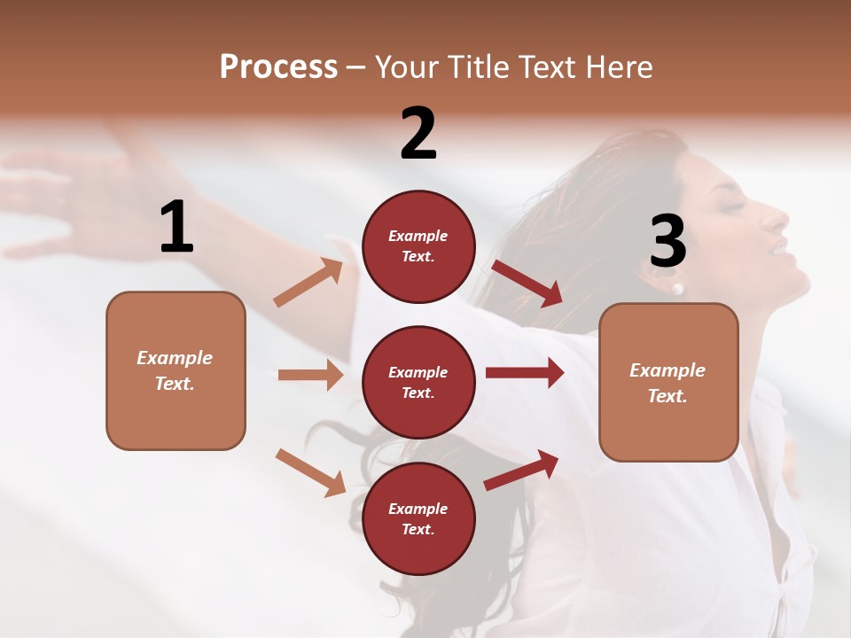 Nature Woman Beach PowerPoint Template