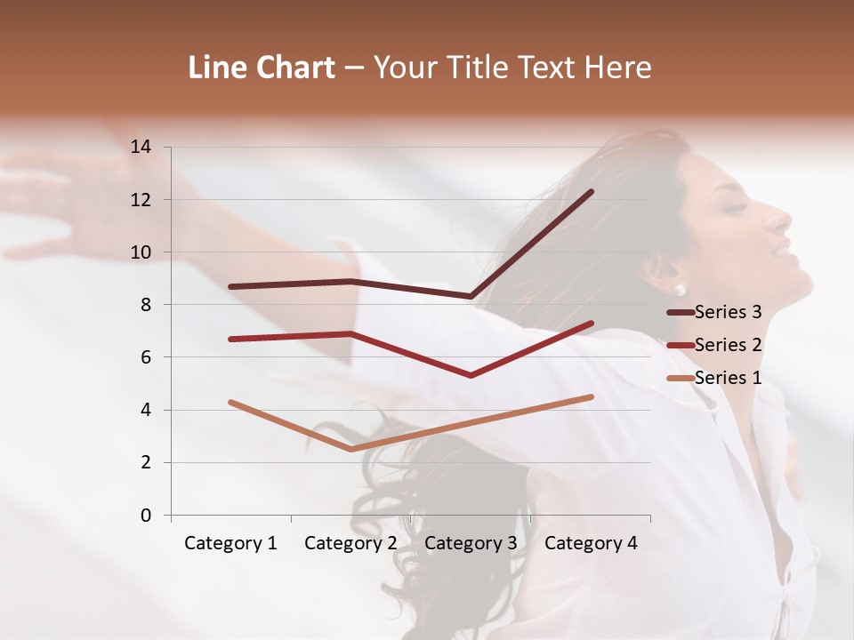 Nature Woman Beach PowerPoint Template