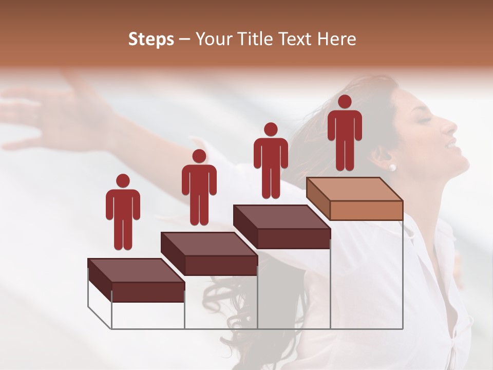 Nature Woman Beach PowerPoint Template