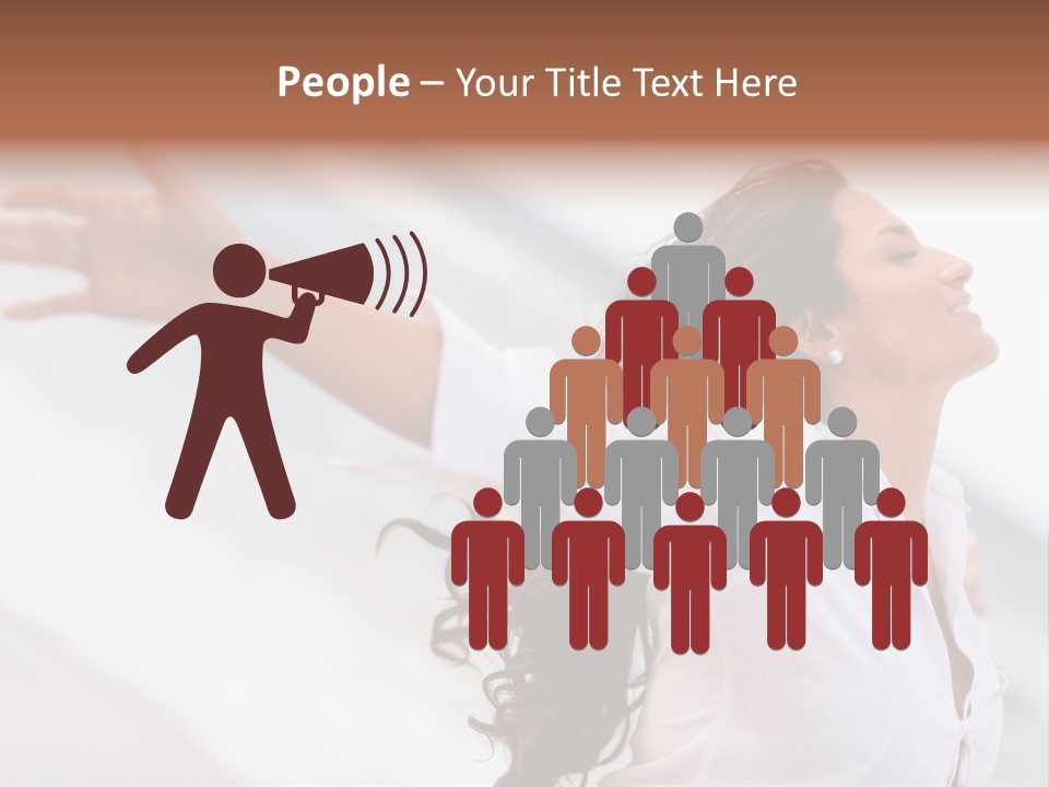 Nature Woman Beach PowerPoint Template