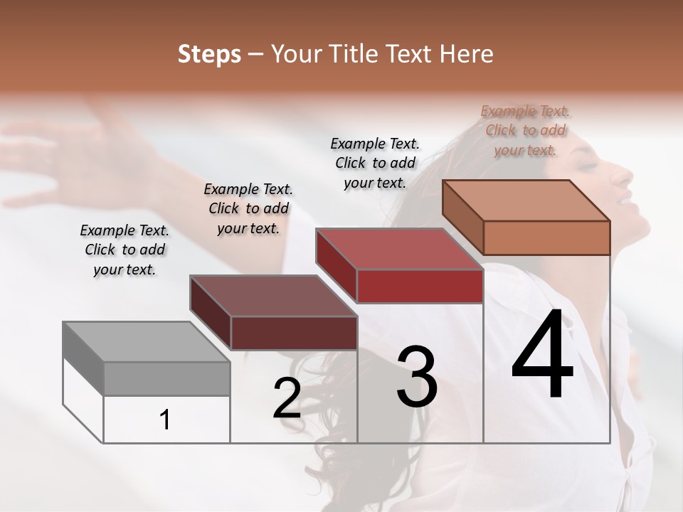 Nature Woman Beach PowerPoint Template