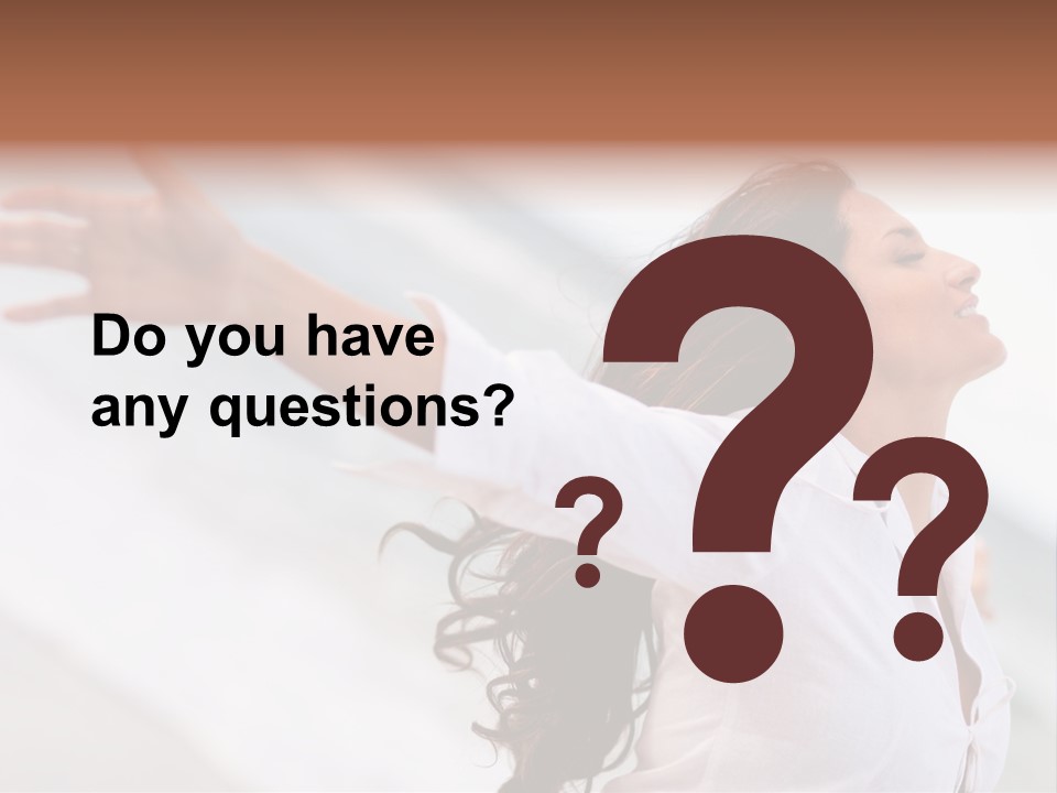 Nature Woman Beach PowerPoint Template