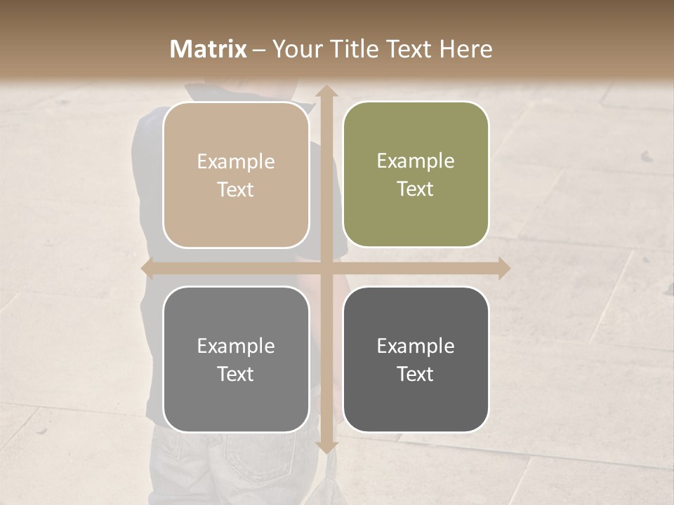 Outdoor Jeans Broody PowerPoint Template