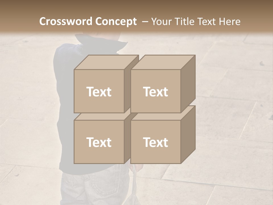 Outdoor Jeans Broody PowerPoint Template