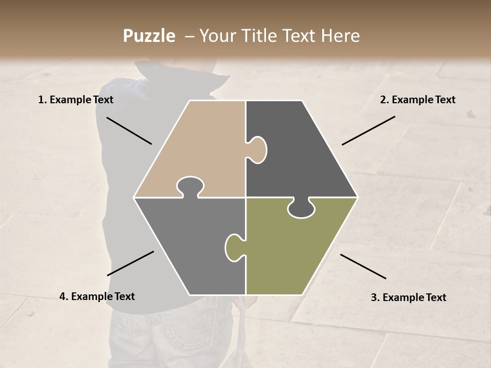 Outdoor Jeans Broody PowerPoint Template