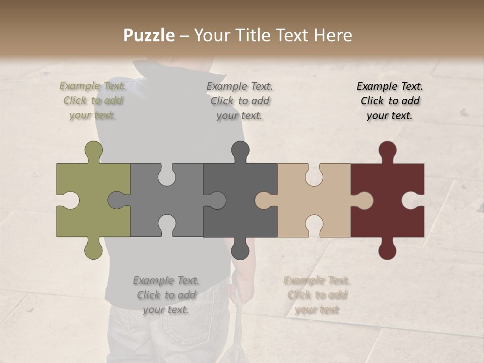 Outdoor Jeans Broody PowerPoint Template