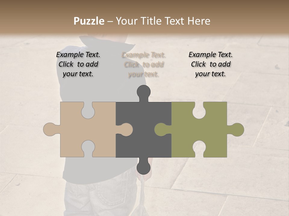 Outdoor Jeans Broody PowerPoint Template