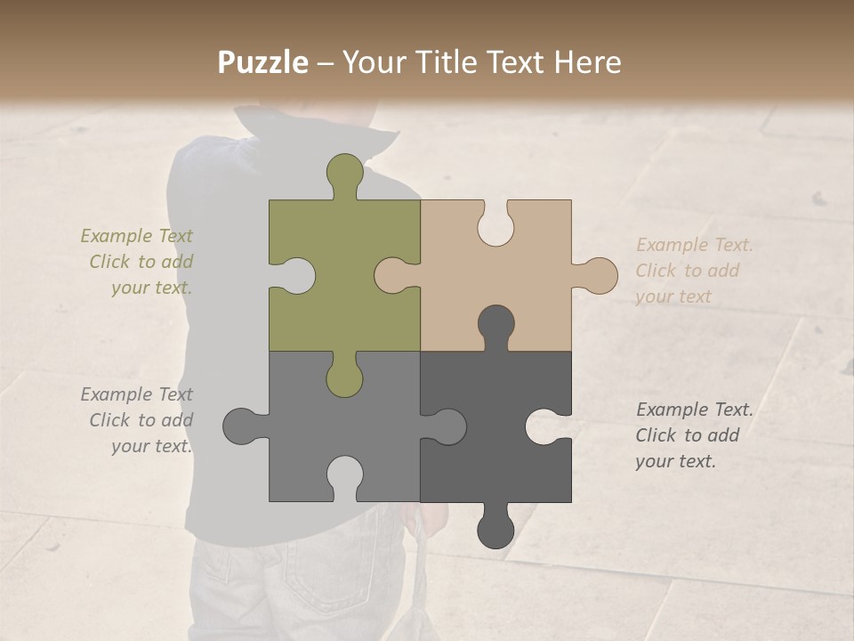 Outdoor Jeans Broody PowerPoint Template