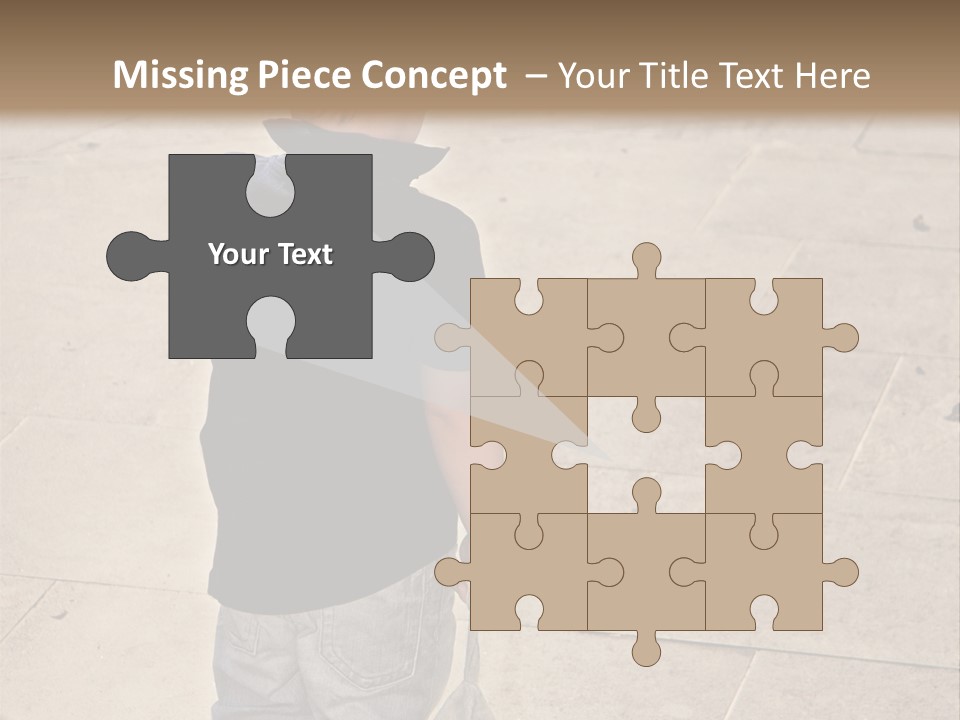 Outdoor Jeans Broody PowerPoint Template