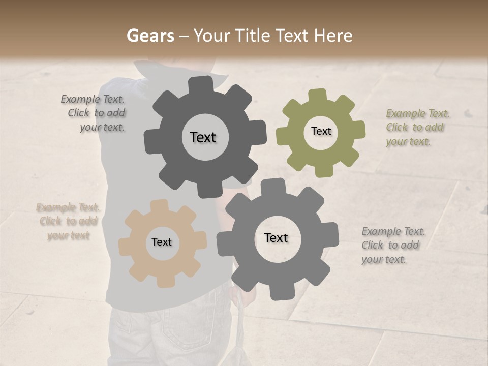 Outdoor Jeans Broody PowerPoint Template