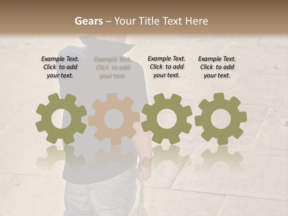 Outdoor Jeans Broody PowerPoint Template