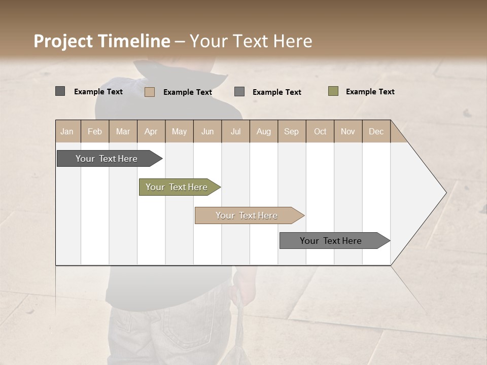 Outdoor Jeans Broody PowerPoint Template