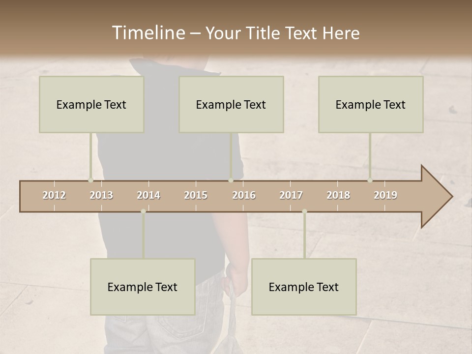 Outdoor Jeans Broody PowerPoint Template