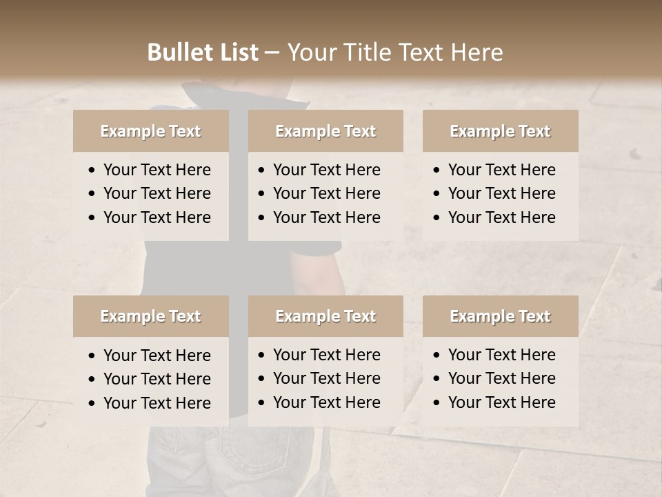 Outdoor Jeans Broody PowerPoint Template