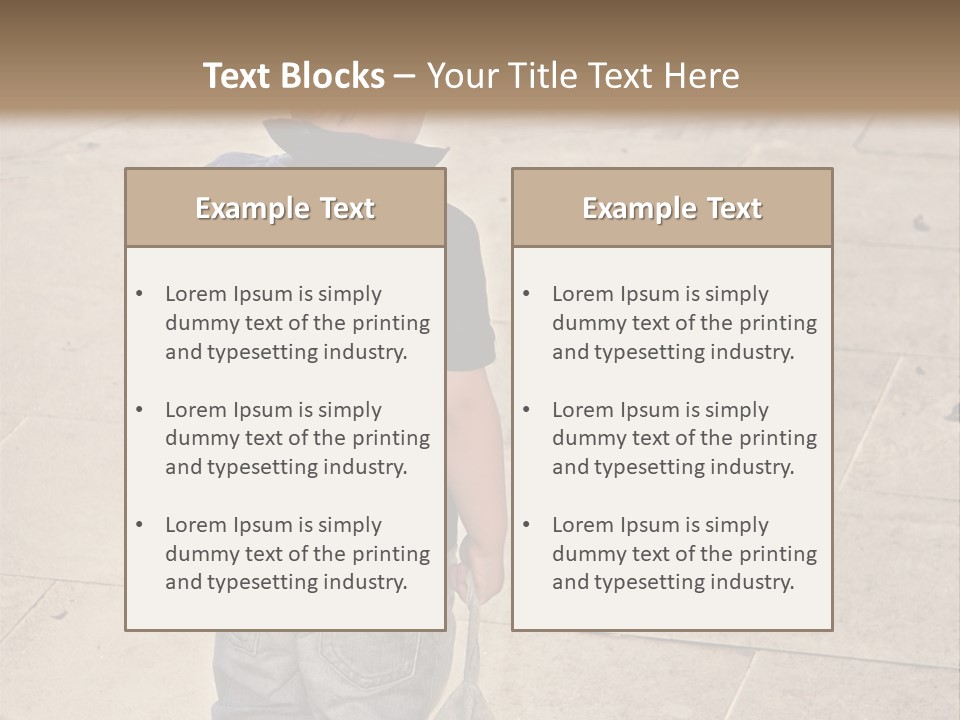 Outdoor Jeans Broody PowerPoint Template