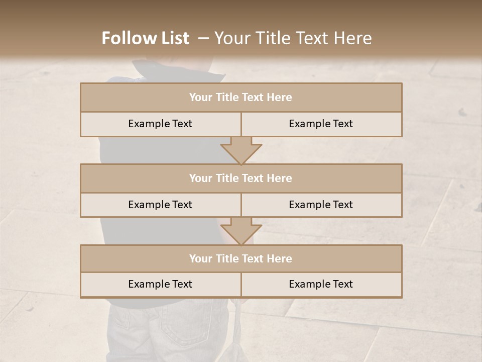 Outdoor Jeans Broody PowerPoint Template