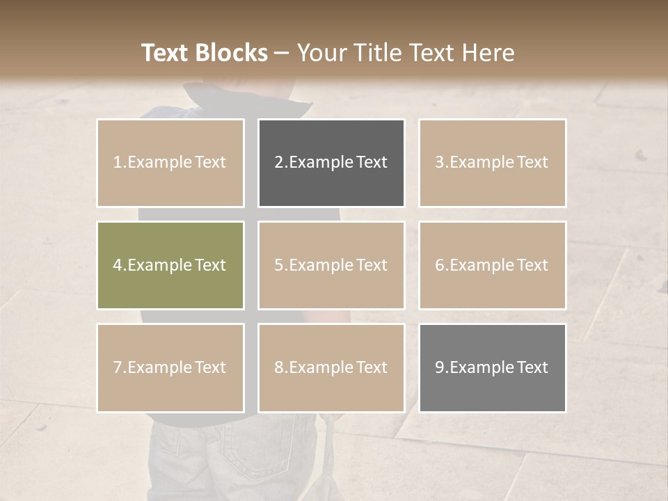 Outdoor Jeans Broody PowerPoint Template