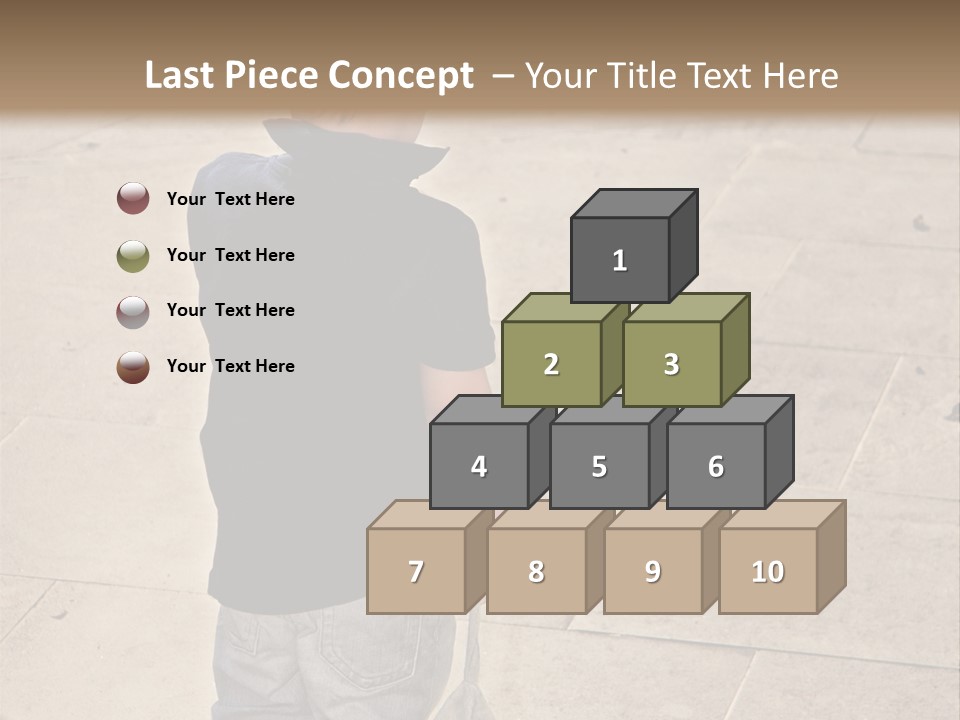 Outdoor Jeans Broody PowerPoint Template