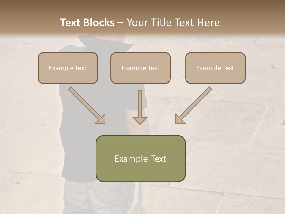 Outdoor Jeans Broody PowerPoint Template