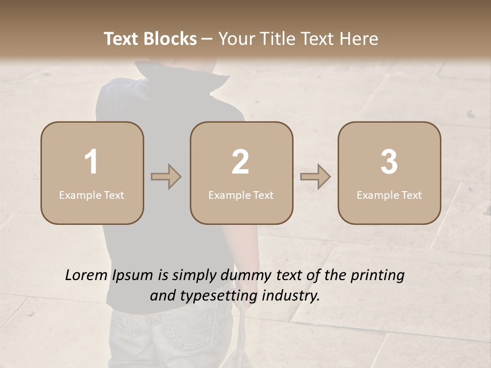 Outdoor Jeans Broody PowerPoint Template