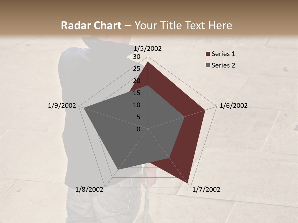 Outdoor Jeans Broody PowerPoint Template