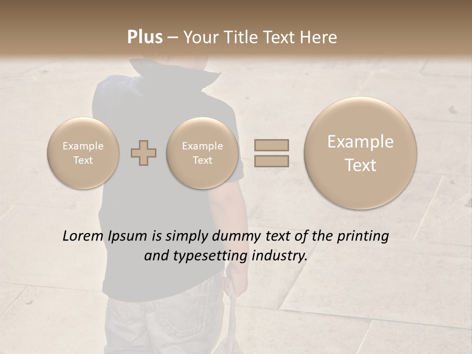 Outdoor Jeans Broody PowerPoint Template