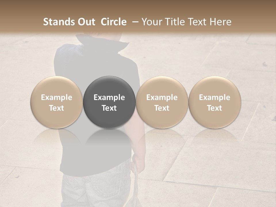 Outdoor Jeans Broody PowerPoint Template