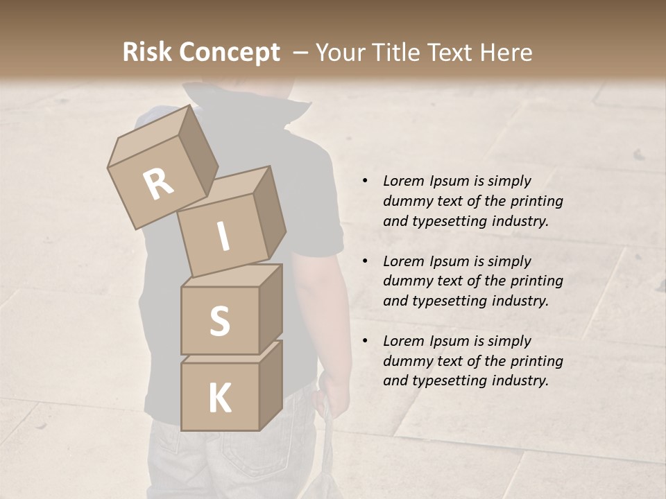 Outdoor Jeans Broody PowerPoint Template