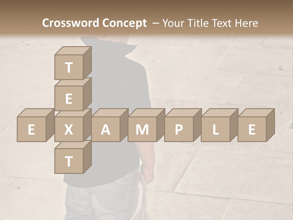 Outdoor Jeans Broody PowerPoint Template