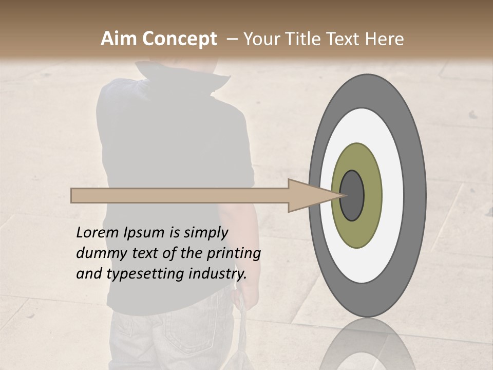 Outdoor Jeans Broody PowerPoint Template