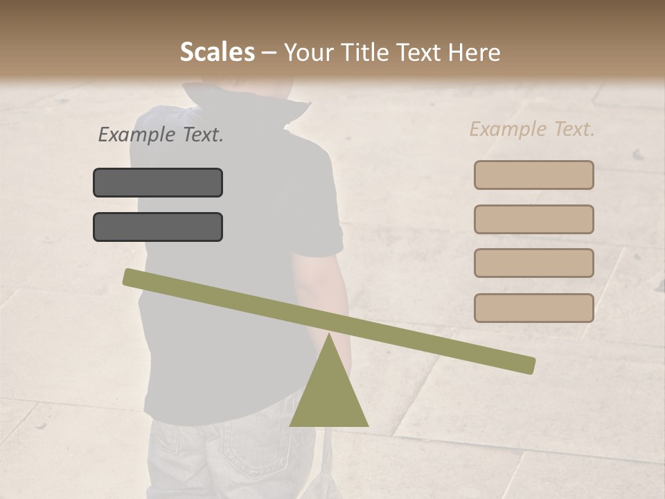 Outdoor Jeans Broody PowerPoint Template