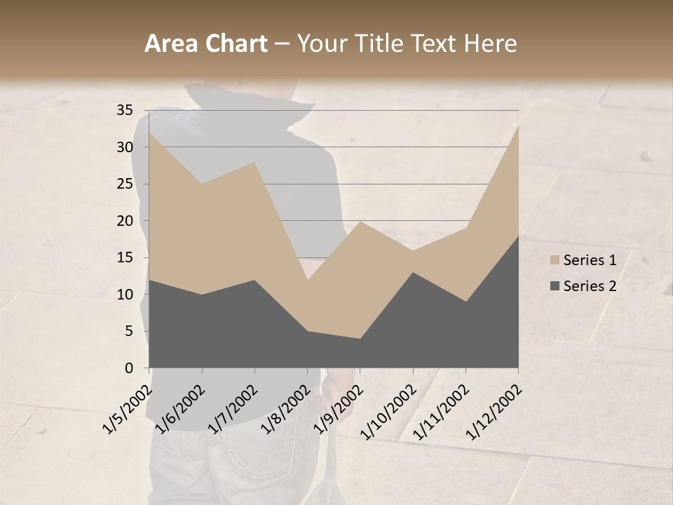 Outdoor Jeans Broody PowerPoint Template