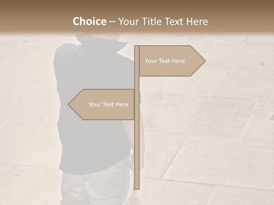 Outdoor Jeans Broody PowerPoint Template