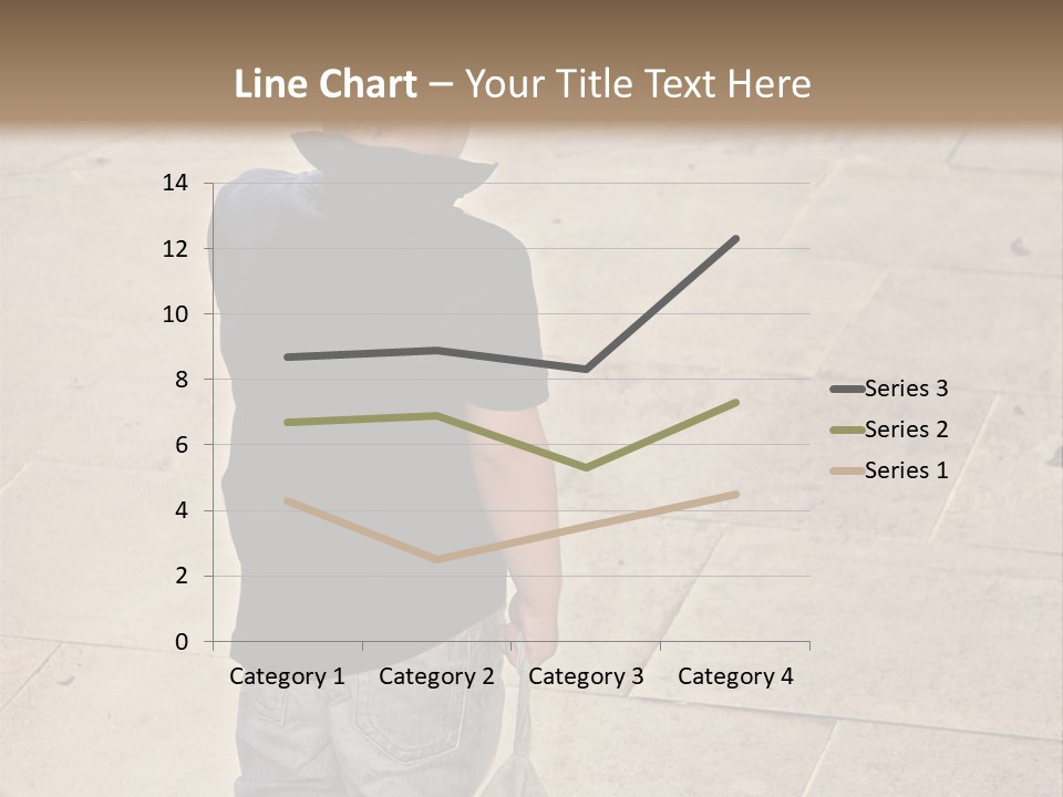 Outdoor Jeans Broody PowerPoint Template