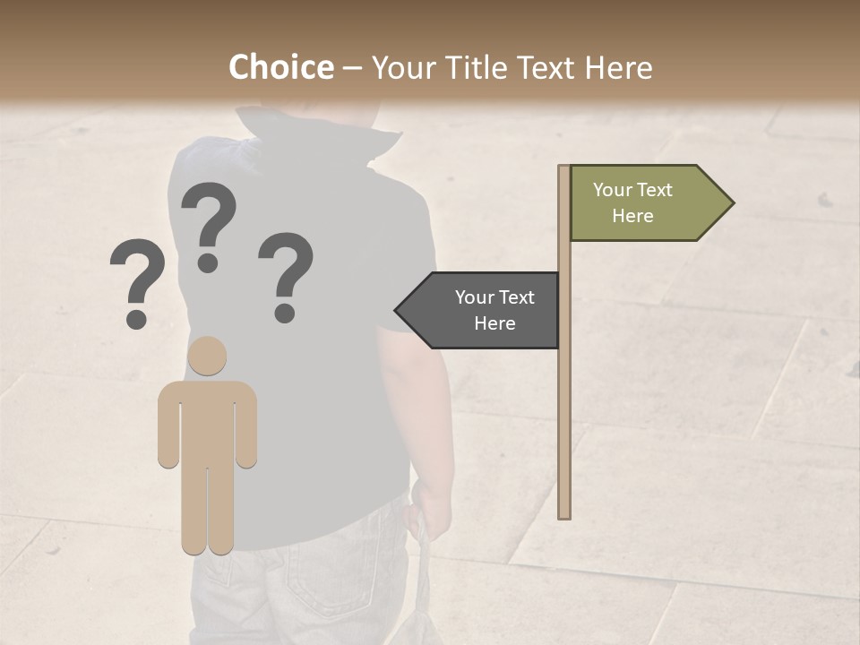 Outdoor Jeans Broody PowerPoint Template