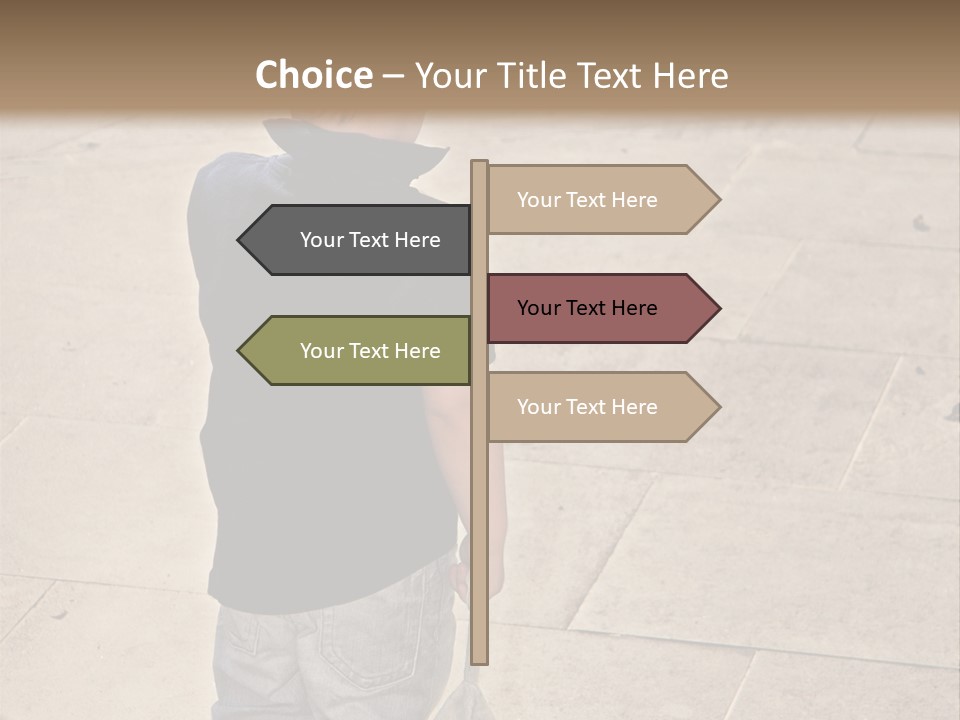 Outdoor Jeans Broody PowerPoint Template