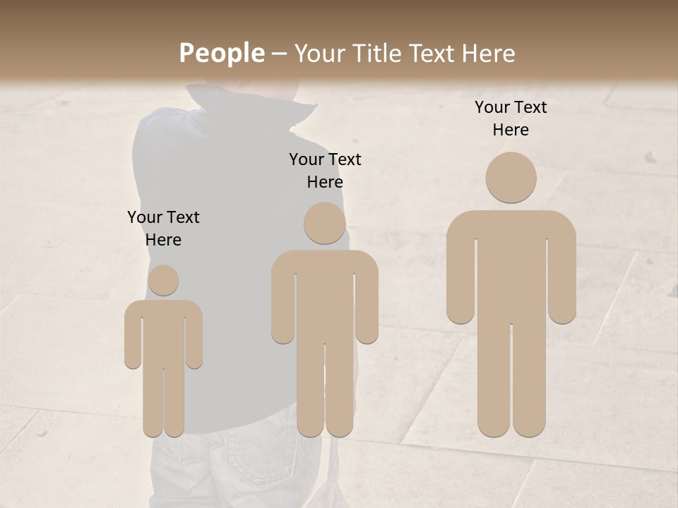 Outdoor Jeans Broody PowerPoint Template