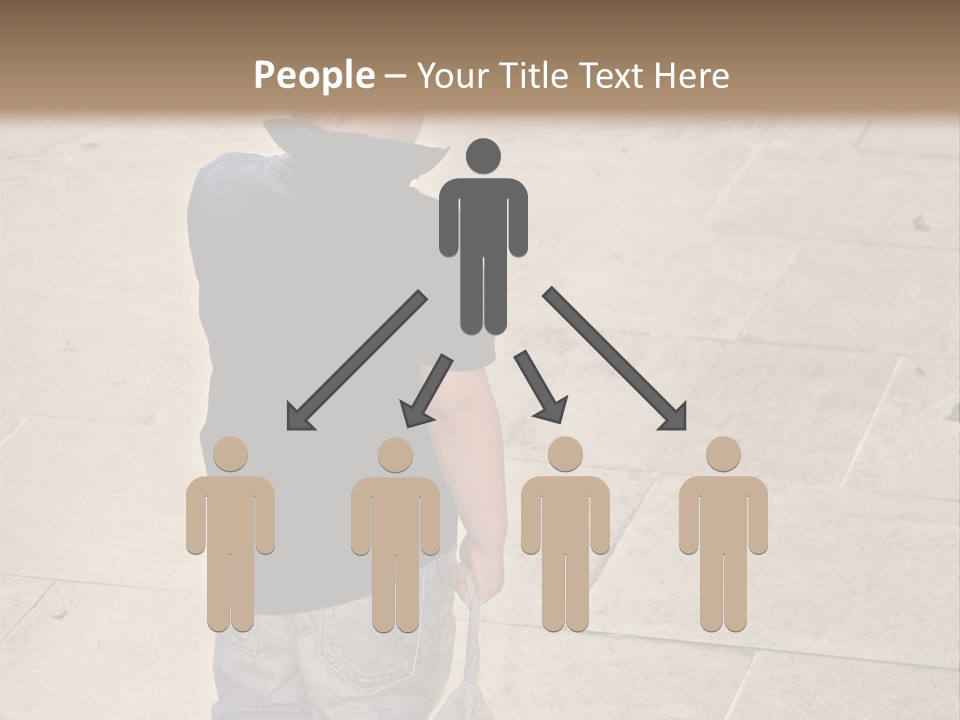 Outdoor Jeans Broody PowerPoint Template