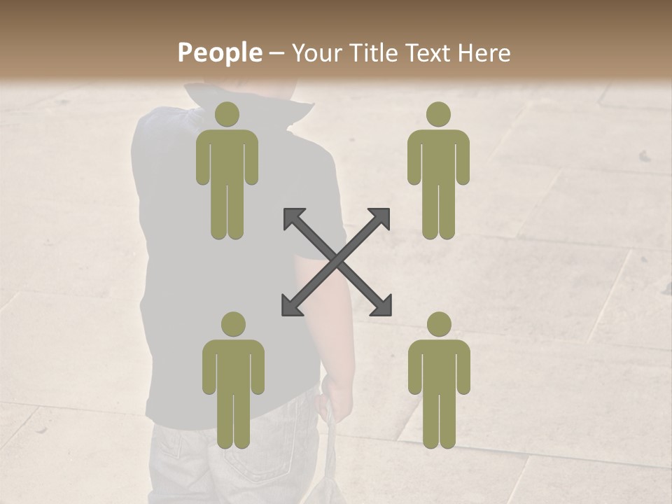 Outdoor Jeans Broody PowerPoint Template