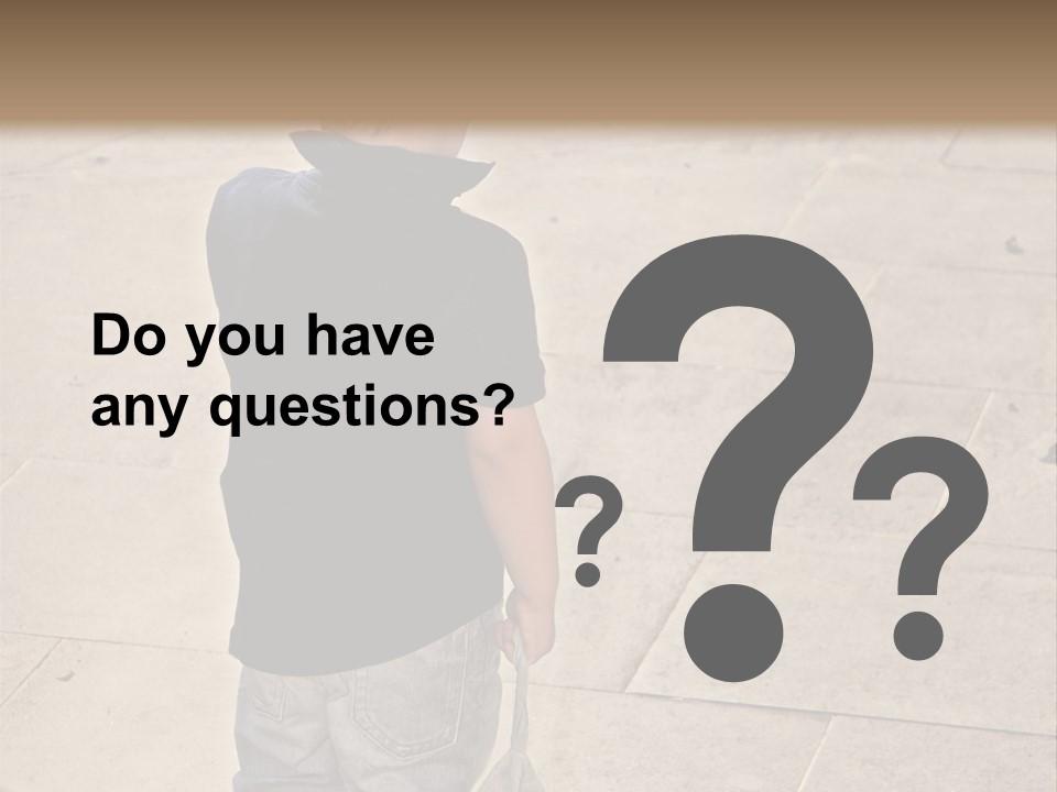 Outdoor Jeans Broody PowerPoint Template