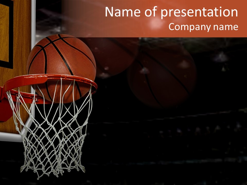 Hardwood Victory Triumph PowerPoint Template