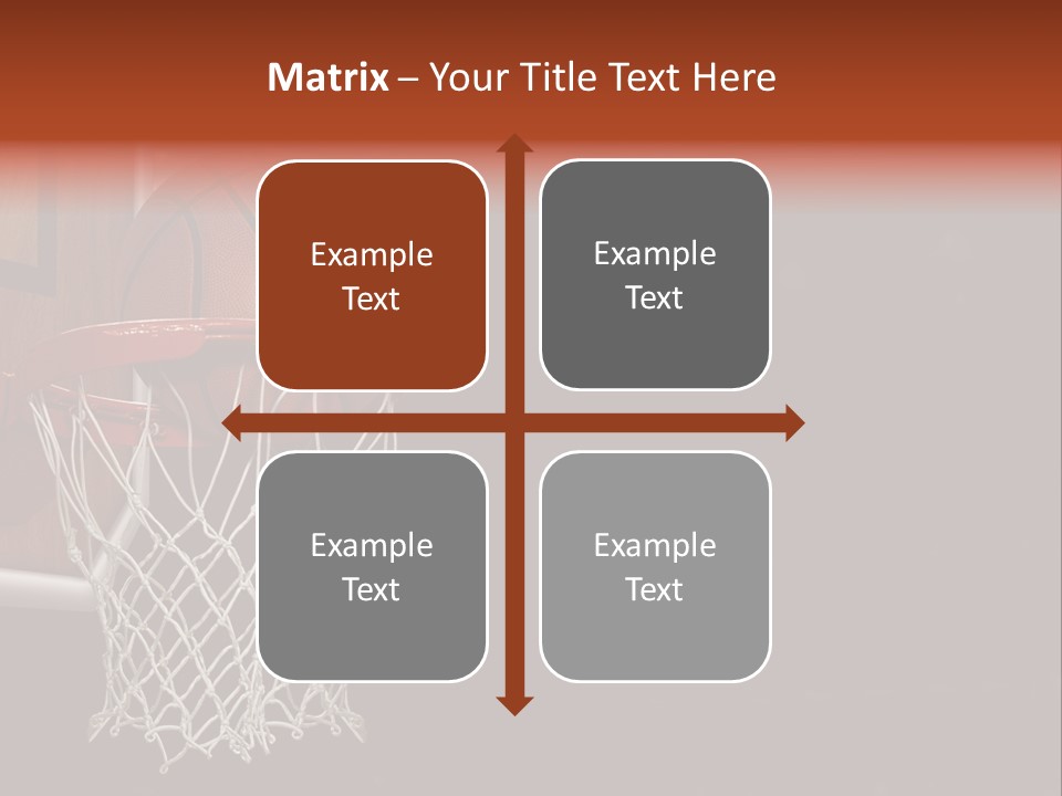 Hardwood Victory Triumph PowerPoint Template