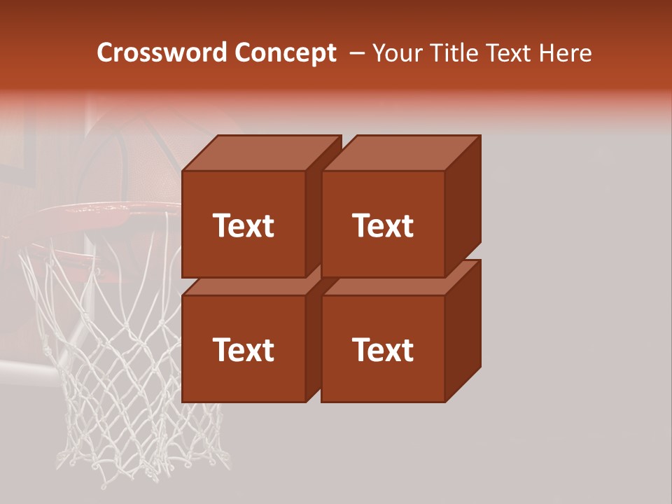 Hardwood Victory Triumph PowerPoint Template