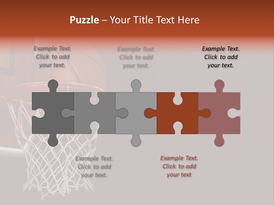 Hardwood Victory Triumph PowerPoint Template