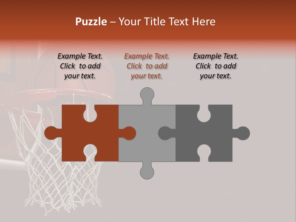 Hardwood Victory Triumph PowerPoint Template