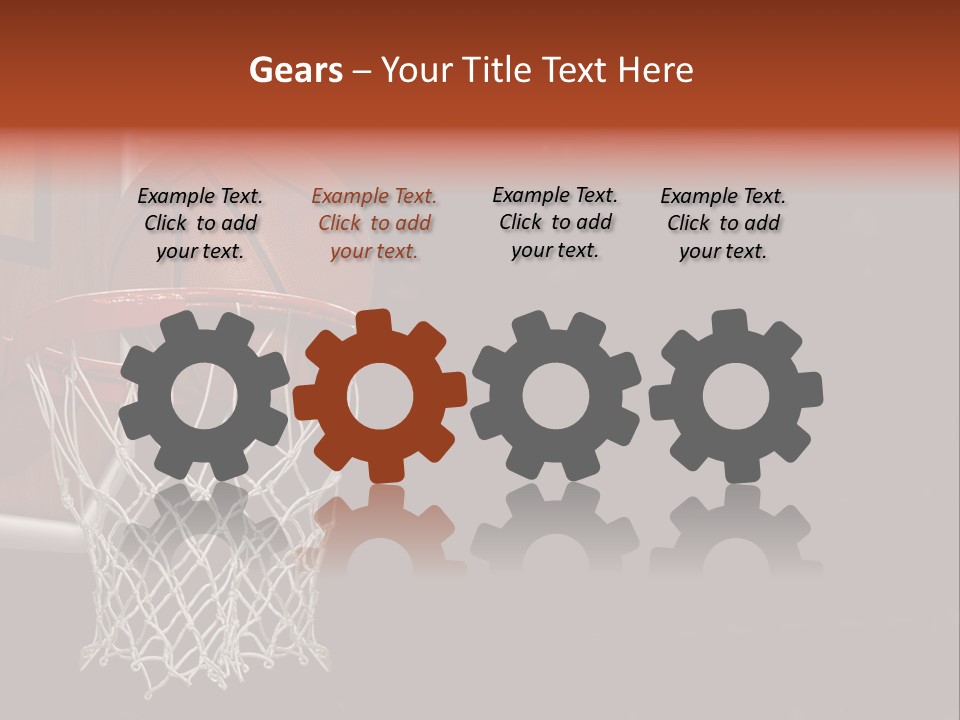 Hardwood Victory Triumph PowerPoint Template