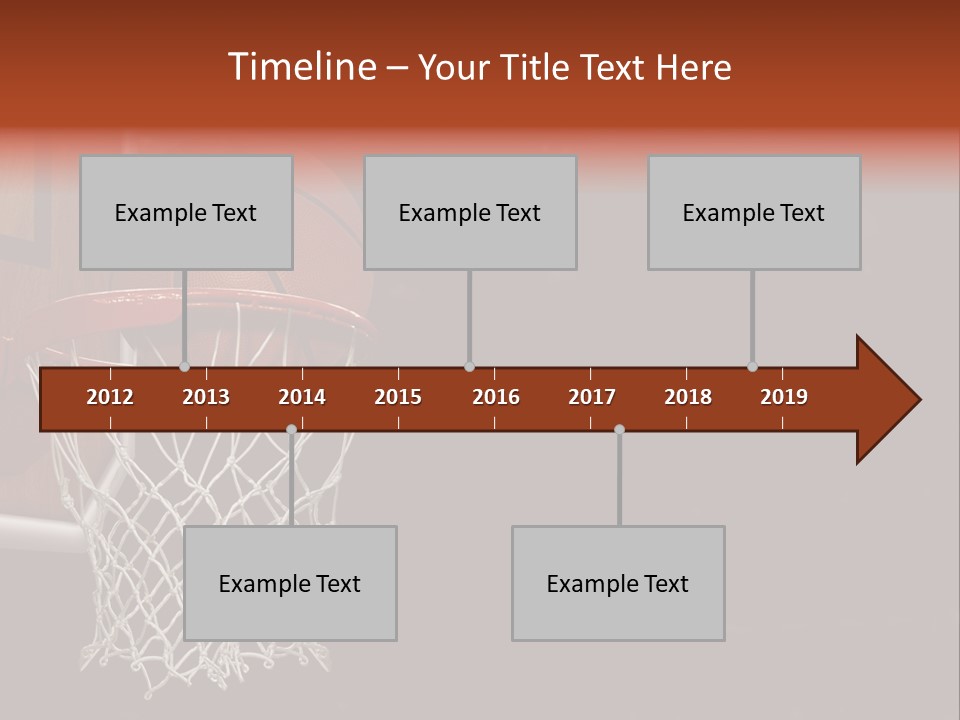 Hardwood Victory Triumph PowerPoint Template
